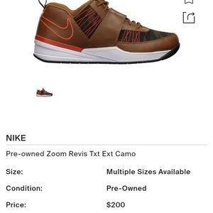 Nike Zoom Revis Camo Sneakers